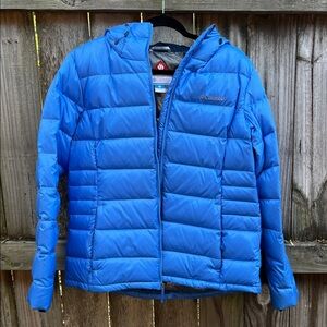 Columbia Bright Blue Puffer Jacket